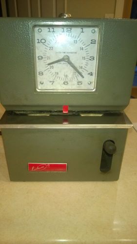 Lathem 2121 Heavy Duty Manual Time Clock Punch Time Recorder No key