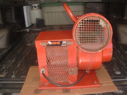 GENERAL EQUIPMENT VENTILATION BOWER or DRYER MODEL # EP8 ELECTRIC USED BUT VGC