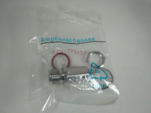 (1) AMPHENOL CONNEX 172124 N Female to Female Bulkhead Adaptor