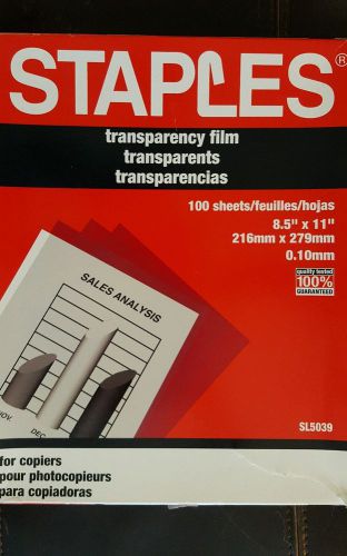 Overhead Transparency Film Box of 60+ Canon Ricoh Xerox Kodak Sharp and More