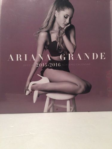 New Ariana Grande Collectible 12 Month Academic Calendar 2015 - 2016