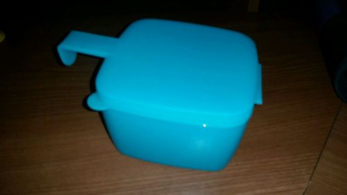 Tupperware Forget Me Not Hanging Fridge Containers Square Cheese Keeper