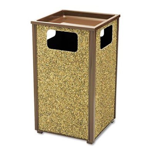 Rubbermaid 24-gallon waste container w/ extra-large sand urn (rcp r18su-201pl) for sale