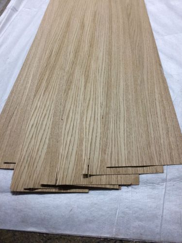 European White Oak wood veneer 15cm x 275cm (raw) bundle 16 sheets TAX INCLUDED!