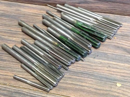 LOT OF ASSORTED HSS REAMERS .1932 - 5/8&#034;