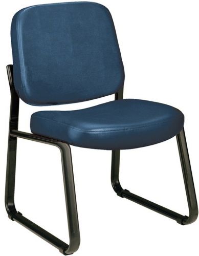 Anti-Bacterial Medical Office Side Chair in Navy Vinyl -Office Clinic Side Chair