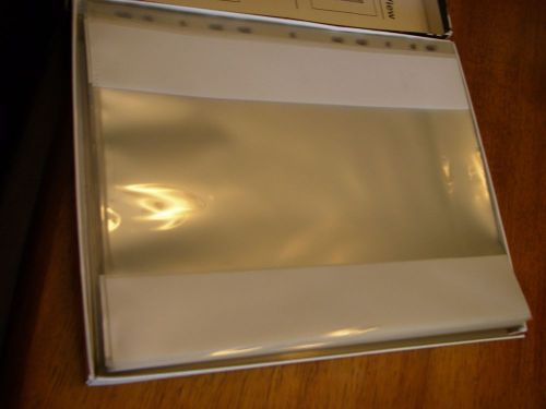 Box of 50 3M FLIP FRAME TRANSPARENCY PROTECTORS WITH PRE-VIEW RS7114