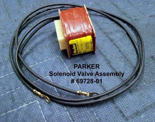 NOS PARKER 69728-01/69729-01 Pneumatic Solenoid Valve Coil 120v/60Hz