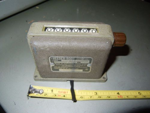 Vintage Veeder-Root B120506 Digit Industrial Mechanical Counters electric 120 V