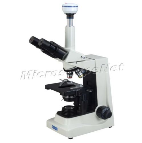 Premium Grade Trinocular 1600x Compound Lab Research Microscope + 3.0MP Camera