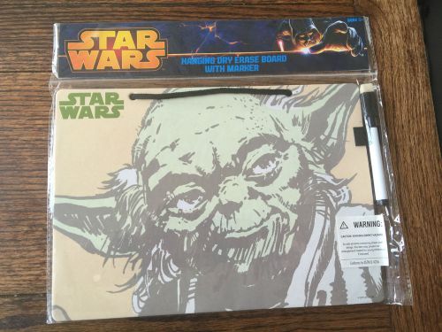 new Star Wars Yoda dry erase board with hanger post note chores school supplies