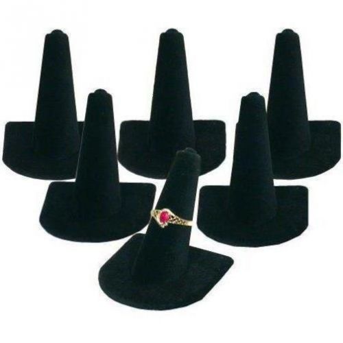 Ring Finger Displays Black Velvet Lot of 6 Jewelry