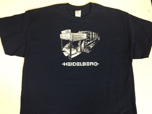 Heidelberg Printing Press T Shirt Lrg.