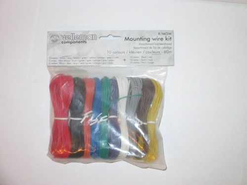 VELLEMAN K/MOW MOUNTING WIRE KIT NEW 10 COLOUR