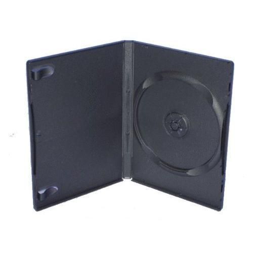 mediaxpo 25 Standard Single DVD Cases, 14mm, Black New