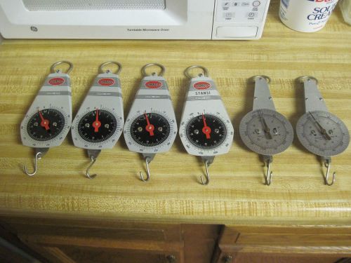 Ohaus Dial Spring Scale (4) &amp; Sargent Welch Dial Spring Scale (2) lot of 6