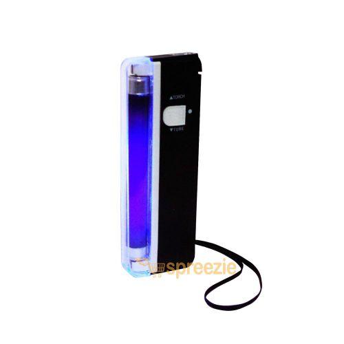 Portable Handheld UV Light Torch Blacklight Counterfeit Bill Detector Currency