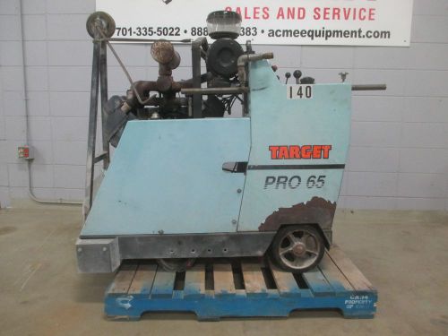 Used target pro 65 self-propelled alk behind concrete saw # z3072 for sale