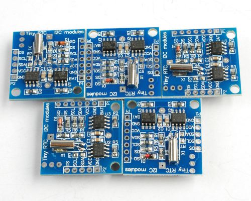 5PCS I2C RTC DS1307 AT24C32 Real Time Clock Module for arduino AVR PIC 51 ARM