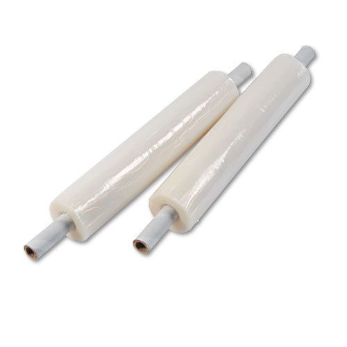 Stretch film w/preattached handles, 20&#034; x 1000ft, 20mic (80-gauge), 4/carton for sale