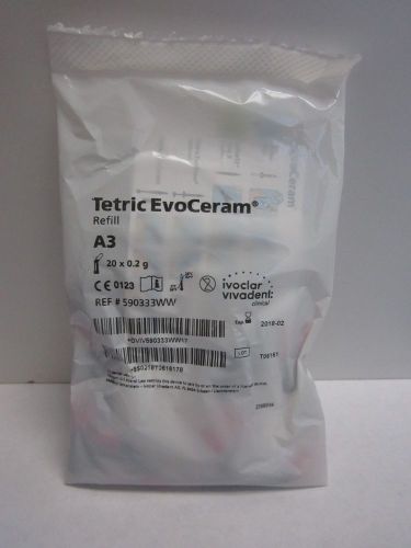 Dental Tetric EvoCeram Cavifill A3 20 x 0.2gm #590333WW