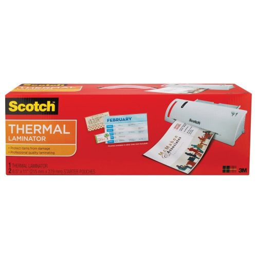 Scotch Thermal Laminator 14.75 x 4.75 x 3.75 Inches (TL902VP) 3mm and 5mm Thick