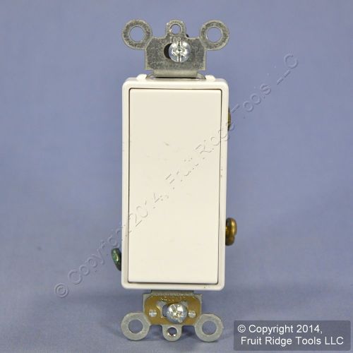 Leviton scratched white commercial decora rocker light switch 3-way bulk 5693-2w for sale