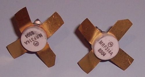 Pair (2) NOS Motorola MRF314A Power Transistors  30W, 30-200MHz, 28V