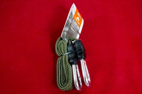 Ozark Trail 45 inch length 3/4&#034; width flat bungee cord with carabiner ends
