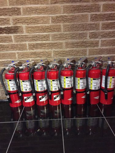 Fire extinguisher 5lbs 5# abc new cert tag lot of 8 nice for sale