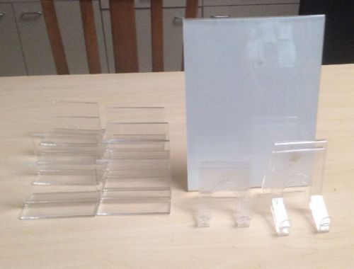 Assorted Acrylic Stands &amp; Holders