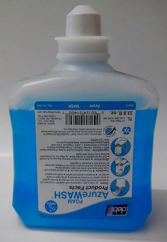 DEB AZU1L Azure 1 Liter Foam Hand Wash Soap Refill Cartridge QTY4