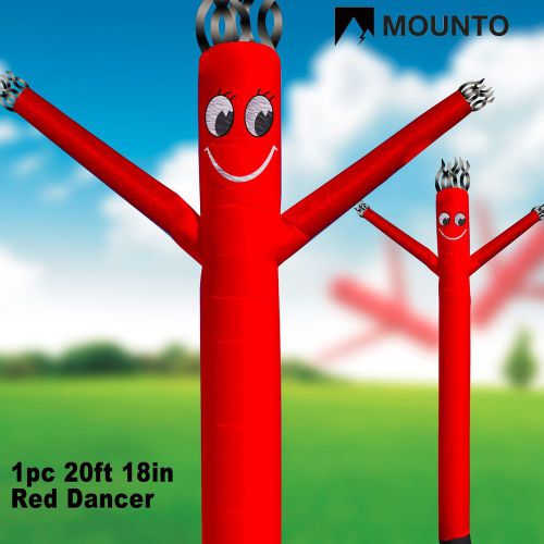 (Two Day Shipping) MOUNTO 20FT Red Air Puppet Dancer Wind Flying Dancer