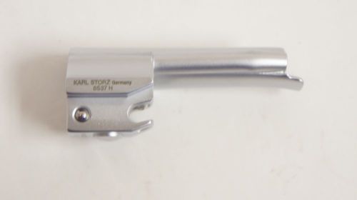 Karl Storz 8537H Laryngoscope Blade for Pediatrics, Small Cold Light Fiber Optic