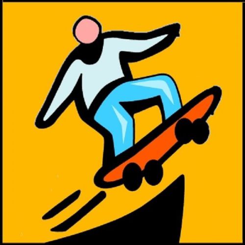 30 Custom Skateboard Art Personalized Address Labels