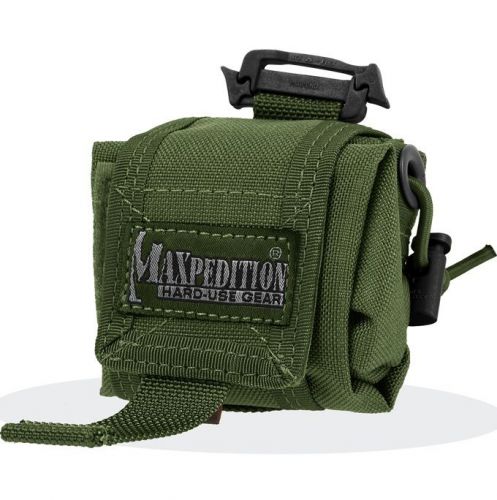 Maxpedition MX207G Mini Rollypoly OD Green Folding Pouch Folded 3.5&#034;x2.25&#034;x1.5&#034;