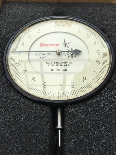 Starrett Dial Indicator .400 Range Model 656-517