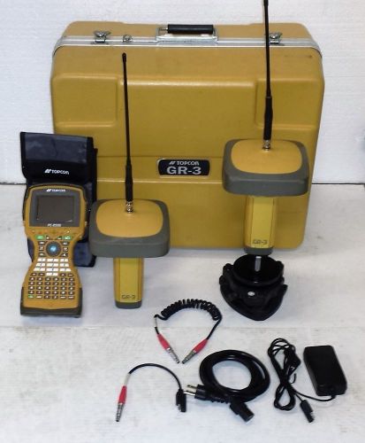 Topcon GR-3 RTK GPS Receivers with FC-2500 Data Collector - GNSS 430-470 mhz