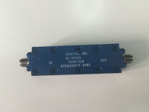 Reactel RF Microwave BPF band pass filter 3.5-4.2 GHz SL-4066A