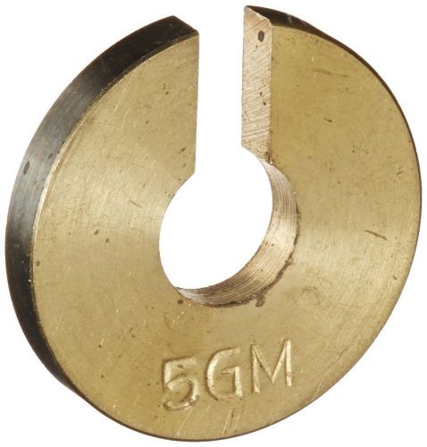 Ajax Scientific Brass Material Slotted Weight 5 Grams and For Calibration