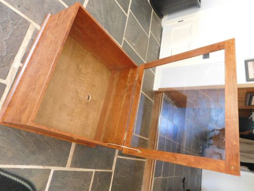 Solid Cherry Wood Display Case for MTL Trains or Retail