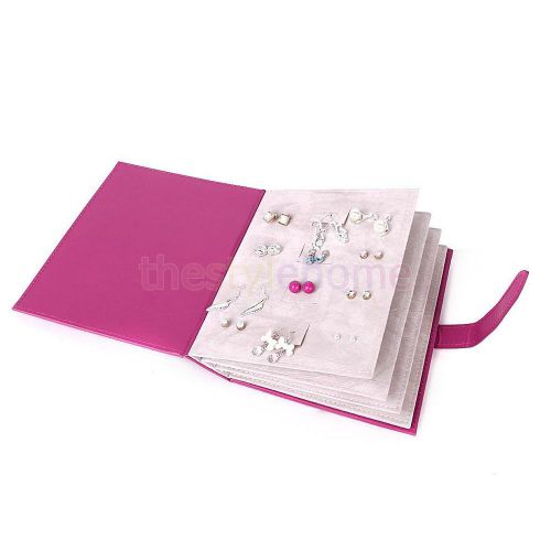 Portable Foldable 42 Pairs Earring Ear Studs Jewelry Display Storage Stand
