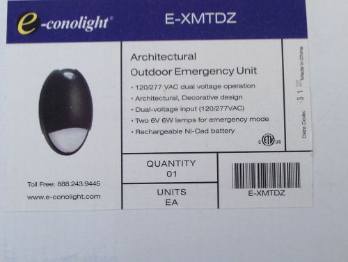 E-conolight e-xmtdz wet listed emergecy light with backup battery bronze for sale