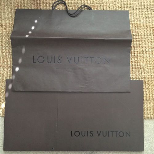 Authentic Louis Vuitton Large Gift Box And Large Shopping Bag - Never Been Used