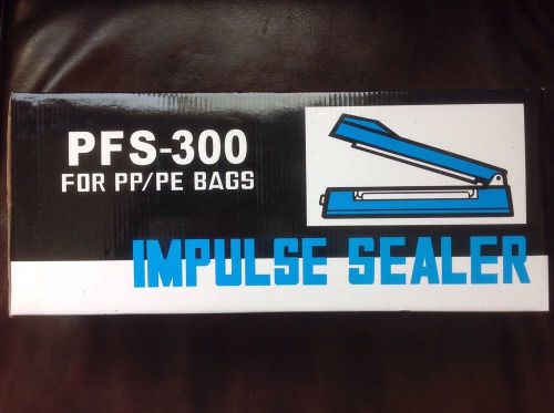 12&#034; PFS300 Hand Impulse Sealer Heat Seal Plastic Poly Bag Closer For PP/PE Bags
