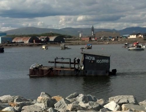 40ft Dredge - 8&#034; Blackbird steel pontoon barge - Reduced $20K - $45000(Nome, AK)