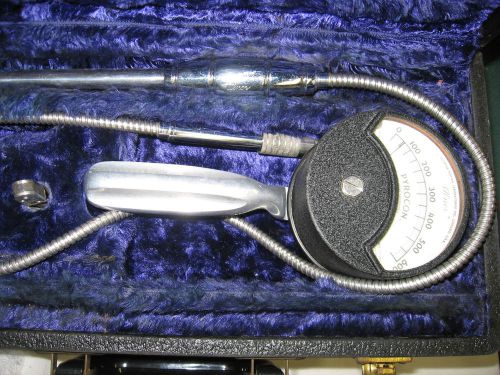 Vintage alnor pyrocon type 4000 thermometer 0-600 °f - as shown - used for sale