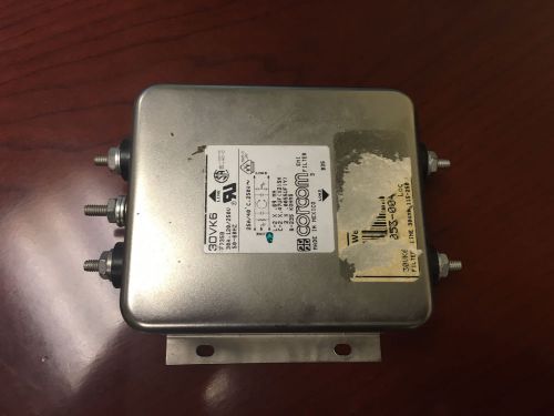 TE CONNECTIVITY / CORCOM  30VK6  Power Line Filter, Chassis, EMI, RFI, 30 A, 25