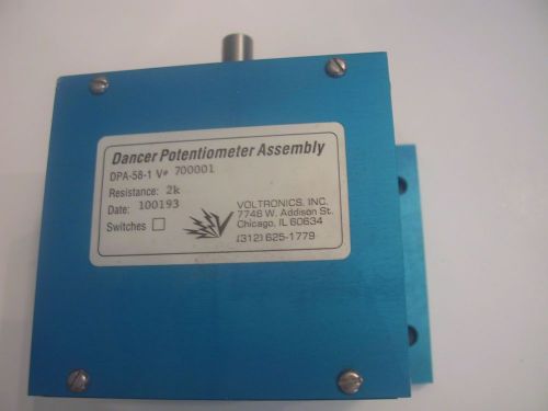 New Voltronics DPA-58-1 Dancer Potentiometer Assembly V # 700001