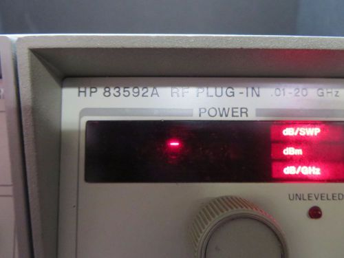 Agilent HP 83592A RF Plug-in 10MHz to 20GHz  (26051 KHDG)